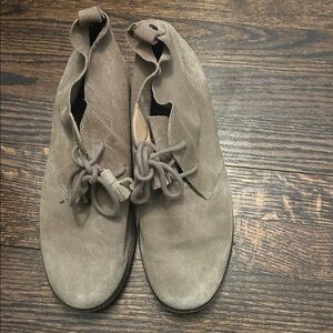 Hush Puppies Tan Lace Up Boots